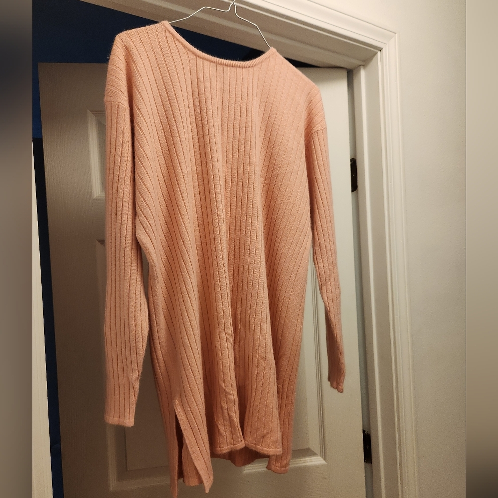 Pink Sweater And Pant Loungewear Set